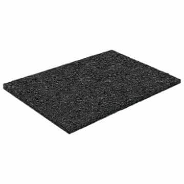 Vidaxl Tlak za patio iz gumijskega granulata Črna 6 x 9 x 0,3 cm Guma