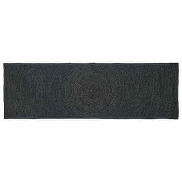 Vidaxl Preproge za površine Temno siva 80 x 300 cm Juta