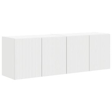 Vidaxl TV stenska omara 2 szt. Bela 59,5 x 31 x 40 cm Konstruiran les