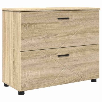 Vidaxl Kopalniška omarica Sonoma hrast 76,5 x 35 x 64 cm