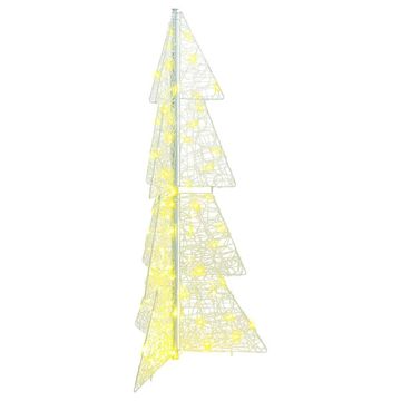 Vidaxl Božično drevo med 100 LED Toplo bela 120 cm Akril