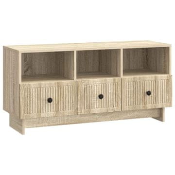 Vidaxl TV omarica Sonoma hrast 102 x 34,5 x 50 cm Inženirski les