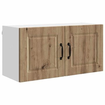 Vidaxl Omarica na steni PORTO Umetni hrast 80 x 31 x 40 cm