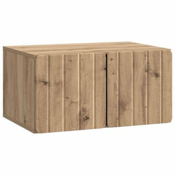 Vidaxl Omarica za TV, ki jo lahko montiraš na steno Artisan hrast