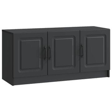 Vidaxl TV omarica Črna 99 x 34,5 x 47 cm Inženirski les