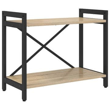 Vidaxl Knjižna polica Sonoma hrast 60 x 30 x 50 cm Konstruiran les
