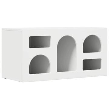 Vidaxl TV omarica Bela 80 x 35 x 40 cm Konstruiran les