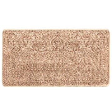 Vidaxl Preproga runner MARSA Rumena 80 x 150 cm Poliester in PVC