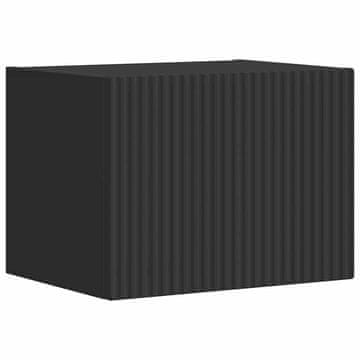 Vidaxl TV stenska omara Črna 39 x 31 x 29,5 cm Konstruiran les