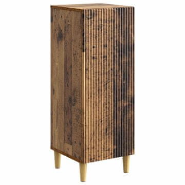 Vidaxl Strani šal Star les 33 x 34,5 x 90 cm Inženirski les