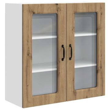 Vidaxl Plošča za pomivalni stroj Kalmar Umetni hrast 80 x 31 x 80 cm