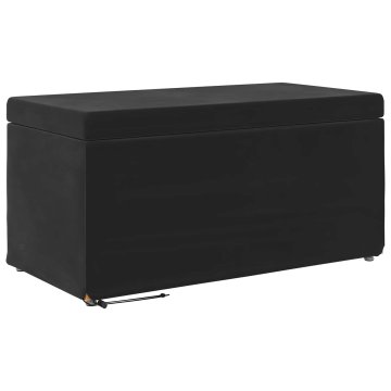 Vidaxl Stolica Črna 81 x 41 x 40 cm Samet in Umetno Leseno