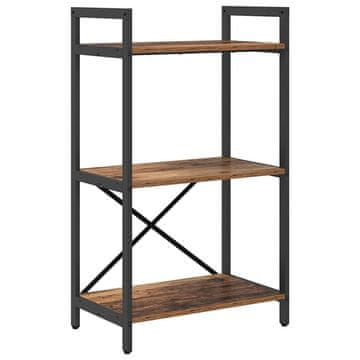 Vidaxl Knjižna polica Star les 56 x 34 x 96 cm Konstruiran les