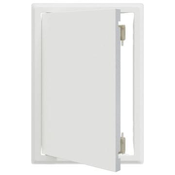 Vidaxl Dostopna enota Bela 33 x 23 x 3 cm Jeklo