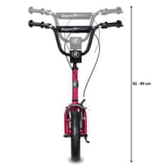 HyperMotion Otroški skiro z napihljivimi kolesi 30 cm in zavorama - nosilnost 50 kg, nastavljivo krmilo, jeklen okvir, starost starejši od 5 let