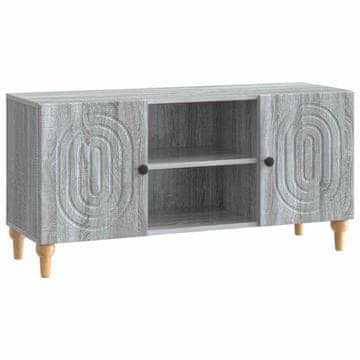 Vidaxl TV omarica Siva Sonoma 102 x 34,5 x 50 cm Inženirski les
