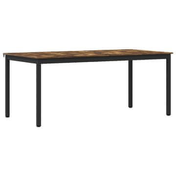Vidaxl Jedilne mize 180 x 90 x 75 cm Inženirski les Pravokotna