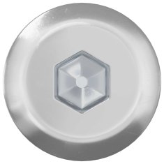 Vidaxl Pohištveni vijaki 2 szt. srebrna M6 x 120 mm Jeklo