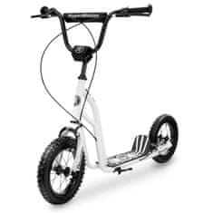 HyperMotion Otroški skiro z napihljivimi -palčnimi kolesi za otroke - nosilnost 50 kg, nastavljivo krmilo, dve ročni zavori, jeklen okvir