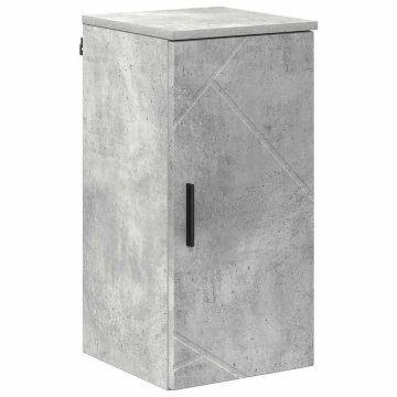 Vidaxl Kopalniška omarica Betonsko siva 30 x 31,5 x 61 cm