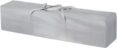 Moby System Velika zložljiva igralna ograjica za otroke 200 x 180 cm - jeklene cevi premera 25 mm, mrežaste stranice, torba za transport
