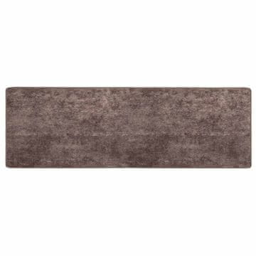 Vidaxl Preproga runner MARSA Siva 100 x 300 cm Poliester in PVC