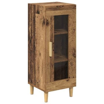 Vidaxl Strani šal Star les 34,5 x 32,5 x 90 cm Konstruiran les
