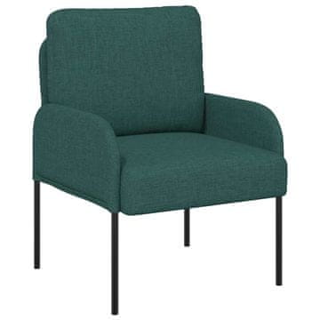 Vidaxl Sedežne garniture z blazino 55cm Temno zelena Vezani les