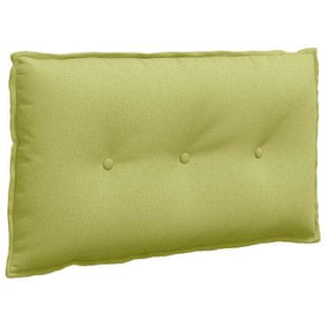 Vidaxl Poglavni vzglavnik Svetlo zelena 80 x 19 x 50 cm blago