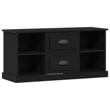 Vidaxl TV omarica Črna Orehovina 99,5 x 35,5 x 48 cm Konstruiran les