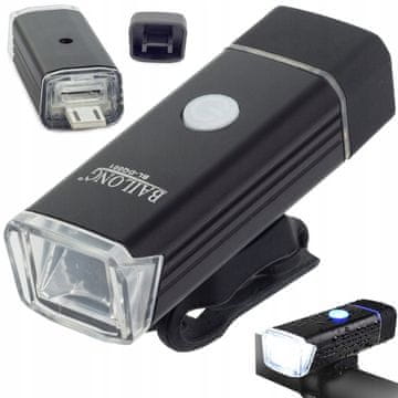 Bailong Alu. LED CREE Q5 aku. 1200mAh kolesarska svetilka USB IPX-4