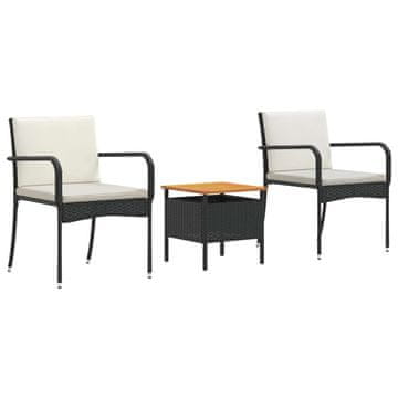 Vidaxl Vrtni set z blazino jeklo