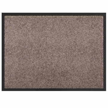 Vidaxl Doormat Bež 60 x 40 x 1.2 cm Teddy tkanina