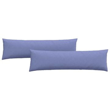 Vidaxl Blazine za kavč 2 szt. Jeans modra 145 x 40 cm blago