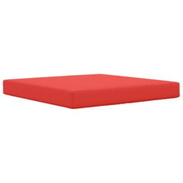 Vidaxl Zunanja blazina za kavč Rdeča 80 x 80 x 8 cm Poliester