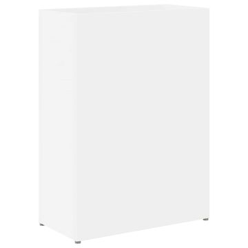 Vidaxl Stojalo za dežnik Bela 40 x 20 x 55,5 cm Konstruiran les