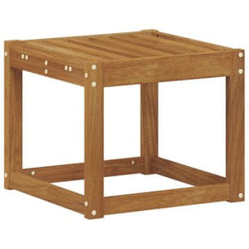 Vidaxl Stolček klop Masiven les akacije Naravna 43 x 43 x 37 cm