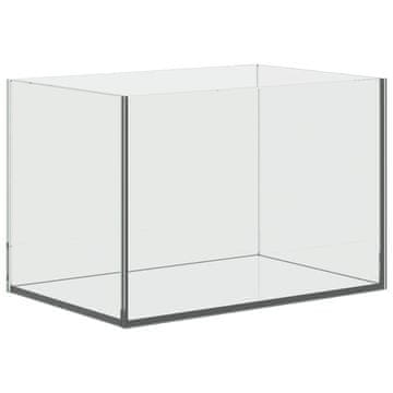 Vidaxl Akvarij s shranjevanjem Transparentno 30 x 20 x 20 cm Steklo