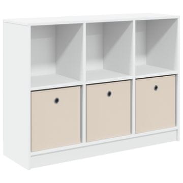 Vidaxl Strani šal Bela 102 x 32 x 73,5 cm