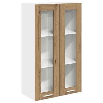 Vidaxl Viseča omarica Umetni hrast 60 x 31 x 100 cm Konstruiran les