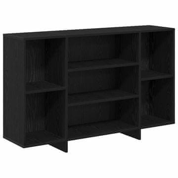 Vidaxl Strani šal Črna Orehovina 120 x 30 x 75 cm Konstruiran les