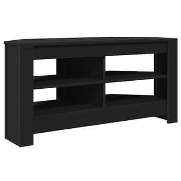 Vidaxl KotnaTVomara Črna 102 x 40,5 x 45 cm Konstruiran les