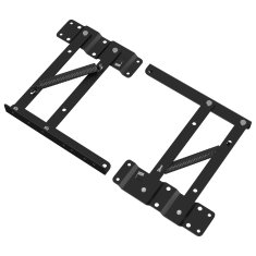 Vidaxl Mehanizem za dvig postelje 2 szt. Črna 340 x 95 x 40 mm elezo