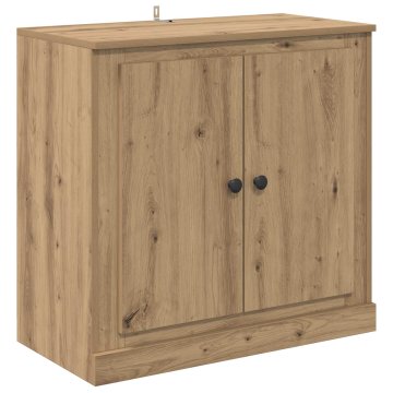 Vidaxl Strani šal Umetni hrast 70 x 35,5 x 67,5 cm Konstruiran les
