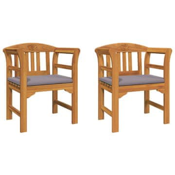 Vidaxl Klop s rozami Naravna 68,5 x 46 x 82,5 cm Masiven les akacije