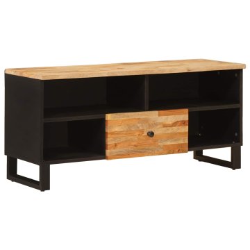 Vidaxl TV omarica Rjava 100 x 33 x 46 cm Masiven les manga