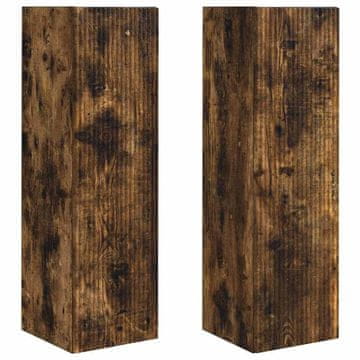 Vidaxl TV stenska omara 2 szt. Dimljeni oreh 30 x 31 x 100 cm
