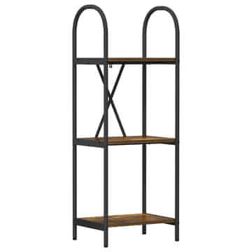 Vidaxl Knjižna polica Dimljeni oreh 40 x 30 x 109 cm Konstruiran les