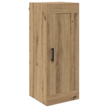 Vidaxl Stenska omara Umetni hrast 34,5 x 34 x 90 cm Konstruiran les