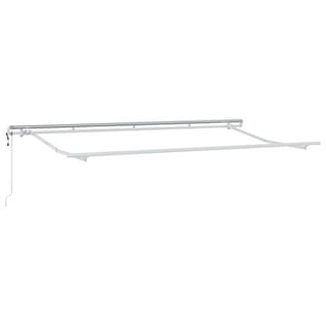 Vidaxl Okvir tende Bela 500 × 300 cm Aluminij